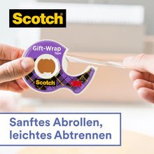 Lade das Bild in den Galerie-Viewer, Scotch® Geschenk-Satinklebeband, Nachfüllpackung, 1 Rolle, 19 mm x 25 m | Packung (1 Rolle)
