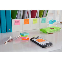 Lade das Bild in den Galerie-Viewer, Post-it® Super Sticky Notes, 76 mm x 127 mm, 90 Blatt/Block, 100% PEFC
