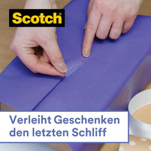 Lade das Bild in den Galerie-Viewer, Scotch® Geschenk-Satinklebeband, Nachfüllpackung, 1 Rolle, 19 mm x 25 m | Packung (1 Rolle)
