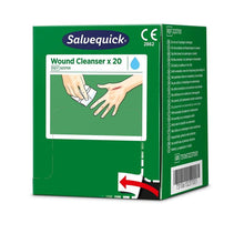 Lade das Bild in den Galerie-Viewer, Salvequick savett wundreiniger (0,9% naci, steril) 20 stück | Packung (20 Stück)
