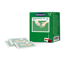 Lade das Bild in den Galerie-Viewer, Salvequick savett wundreiniger (0,9% naci, steril) 20 stück | Packung (20 Stück)
