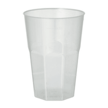 Lade das Bild in den Galerie-Viewer, Starpak Mehrweg Plastikbecher für Caipirinha PP 0,3 l Ø 8 cm· 11 cm transluzent unzerbrechlich | Schrumpffolie (30 Stück)
