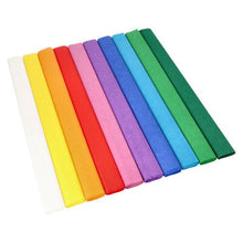 Lade das Bild in den Galerie-Viewer, PAPSTAR Krepp-Papier farbig sortiert, wasserfest, 2,5 m x 50 cm | Folie (10 Stück)
