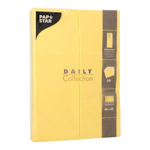Lade das Bild in den Galerie-Viewer, PAPSTAR 50 Servietten "DAILY Collection" 48 cm x 30 cm mit Besteckfalz
