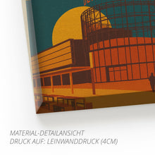 Lade das Bild in den Galerie-Viewer, Bermuda3Eck Bochum – Retro Poster im 70er-Stil
