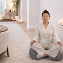 Lade das Bild in den Galerie-Viewer, Écalutier Ergonomisches Meditationskissen U-Form
