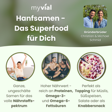 Lade das Bild in den Galerie-Viewer, Bio geröstete süße Hanfsamen
