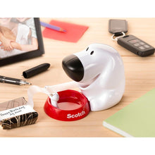 Lade das Bild in den Galerie-Viewer, Scotch™ Tischabroller im Hunde Design C31 + Scotch® Magic™ unsichtbares Klebeband, 19 mm x 8,89 m, 1 Rolle/Packung | Packung (1 Stück)
