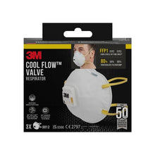 Lade das Bild in den Galerie-Viewer, Auslaufartikel: 3M™ Cool Flow™ Partikelmaske 8812, FFP1, mit Ventil, 3er-Pack | Packung (1 Stück)
