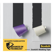 Lade das Bild in den Galerie-Viewer, Scotch® Malerabdeckband für empfindliche Oberflächen, 24 mm x 41 m, 1 Rolle/Packung, 100% PEFC SGSCH-PEFC-COC-110078 | Packung (1 Rolle)
