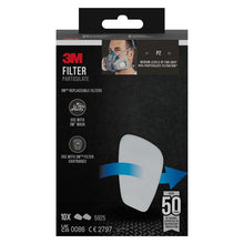 Lade das Bild in den Galerie-Viewer, 3M™ Partikelfilter 5925, P2, 10 Paar/Packung | Packung (1 Stück)
