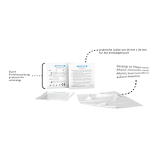 Lade das Bild in den Galerie-Viewer, Alphacheck Professional Alkoholtupfer 3 x 6 cm | Packung (100 Stück)
