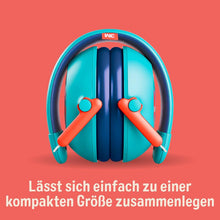 Lade das Bild in den Galerie-Viewer, 3M™Gehörschutz für Kinder mit Gehörschutz PKIDSP-TEAL-E, türkis (87-98 dB) | Packung (1 Stück)
