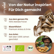 Lade das Bild in den Galerie-Viewer, Bio Maitake Kapseln
