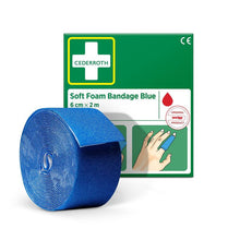 Lade das Bild in den Galerie-Viewer, Cederroth weichschaumbinde blau 6 cm x 2 m | Packung (1 Stück)
