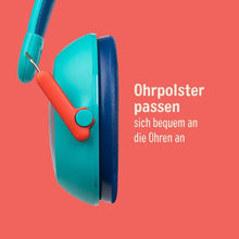 Lade das Bild in den Galerie-Viewer, 3M™Gehörschutz für Kinder mit Gehörschutz PKIDSP-TEAL-E, türkis (87-98 dB) | Packung (1 Stück)

