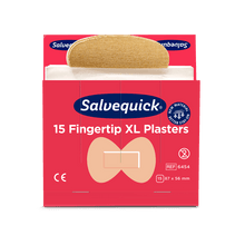 Lade das Bild in den Galerie-Viewer, Xl fingertip textilpflaster, 15 stück/mine | Packung (6 Stück)
