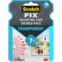 Lade das Bild in den Galerie-Viewer, Scotch-FIX™ Transparentes doppelseitiges Montageband 4910C
