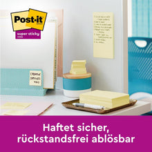 Lade das Bild in den Galerie-Viewer, Post-it® Super Sticky Notes, 47,6 mm x 47,6 mm, 90 Blatt/Block, 100% PEFC
