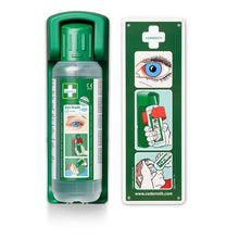 Lade das Bild in den Galerie-Viewer, Wandhalterung (für augenspülung 500 ml) ein nachleuchtendes hinweisschild ist im lieferumfang enthalten | Packung (1 Stück)
