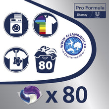 Lade das Bild in den Galerie-Viewer, Omo Professional Active Clean 3in1 Kapseln | Packung (80 Tabs)
