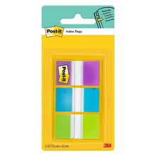Lade das Bild in den Galerie-Viewer, Post-it® Index Haftstreifen, Standard, Verschiedene Farben, 25.4 mm x 43.2 mm, 60 Haftstreifen/Spender, 1 Spender/Packung | Packung (1 Stück)

