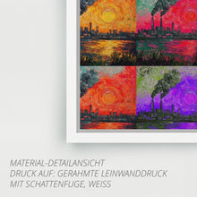 Lade das Bild in den Galerie-Viewer, Ruhrpottromantik in Öl - Premiumdruck
