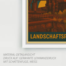 Lade das Bild in den Galerie-Viewer, Landschaftspark Duisburg-Nord – Retro Poster im 70er-Look
