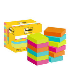 Lade das Bild in den Galerie-Viewer, Post-it® Notes, Poptimistic Collection, 38 mm x 51 mm, 100 Blatt/Block, 12 Blöcke/Packung, Kartonverpackung, 100% PEFC, SGSCH-PEFC-COC-110078 | Packung (1 Stück)
