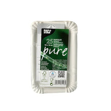 Lade das Bild in den Galerie-Viewer, PAPSTAR 25 Teller, Pappe "pure" rund weiss
