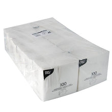 Lade das Bild in den Galerie-Viewer, PAPSTAR Servietten 1-lagig, 33x33 cm, weiß, ideal für Feste | Packung (1200 Stück)
