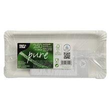Lade das Bild in den Galerie-Viewer, PAPSTAR 250 Teller, Pappe "pure" eckig weiss
