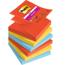 Lade das Bild in den Galerie-Viewer, Post-it® Super Sticky Z-Notes, Boost Collection, 76 mm x 76 mm, 90 Blatt/Block, 100% PEFC
