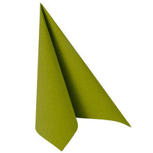 Lade das Bild in den Galerie-Viewer, PAPSTAR 50 Servietten "ROYAL Collection" 1/4-Falz 40 x 40 cm grün
