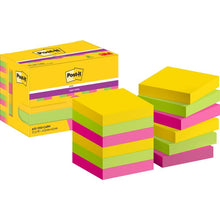 Lade das Bild in den Galerie-Viewer, Post-it® Super Sticky Notes, 47,6 mm x 47,6 mm, 90 Blatt/Block, 100% PEFC
