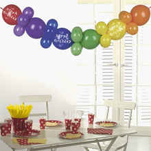 Lade das Bild in den Galerie-Viewer, PAPSTAR Ballongirlande 2 m, "Happy Birthday", festliche Dekoration | Beutel (1 Set)
