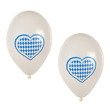 Lade das Bild in den Galerie-Viewer, PAPSTAR Luftballons "Bayrisch Blau", Ø 25 cm, ideal für Feiern | Beutel (20 Stück)
