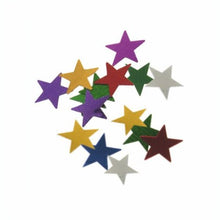 Lade das Bild in den Galerie-Viewer, PAPSTAR Deko-Streuschmuck "Stars", farbige Folie Ø 1 cm, 20 g | Beutel (1 Stück)
