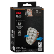 Lade das Bild in den Galerie-Viewer, 3M™ Filterpatrone 6055, A2 Organische Dämpfe
