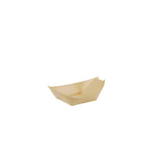 Lade das Bild in den Galerie-Viewer, PAPSTAR 50 Fingerfood - Schalen, Holz "pure" "Schiffchen"
