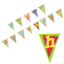 Lade das Bild in den Galerie-Viewer, PAPSTAR Wimpelkette "Happy Birthday", 4 m, lackiertes Papier | Beutel (1 Stück)
