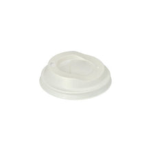Lade das Bild in den Galerie-Viewer, PAPSTAR 50 Dom-Deckel, C-PLA rund 2,1 cm Höhe weiss
