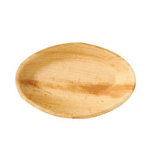 Lade das Bild in den Galerie-Viewer, PAPSTAR Palmblatt Schalen "pure" oval, 20x12,5 cm, umweltfreundlich | Schrumpffolie (25 Stück)
