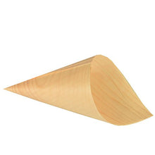 Lade das Bild in den Galerie-Viewer, PAPSTAR 50 Fingerfood - Spitztüten, Holz "pure"
