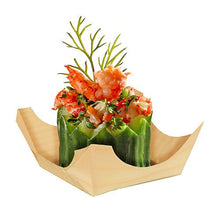 Lade das Bild in den Galerie-Viewer, PAPSTAR 50 Fingerfood - Schalen, Holz "pure" rund
