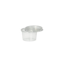 Lade das Bild in den Galerie-Viewer, Starpak 50 Portionsbecher, PP rund 30 ml Ø 4,6 cm · 2,8 cm transparent | Folie (50 Stück)
