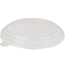 Lade das Bild in den Galerie-Viewer, Starpak 45 Deckel für Salatschalen, PS "To Go" Ø 15 cm · 2 cm klar | Folie (45 Stück)
