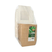 Lade das Bild in den Galerie-Viewer, PAPSTAR 25 Feinkostboxen, Pappe mit Sichtfenster aus PLA eckig
