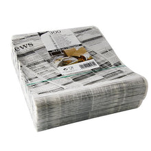 Lade das Bild in den Galerie-Viewer, PAPSTAR Hamburger-Tüten "Newsprint", fettdicht, 16x18 cm | Packung (300 Stück)

