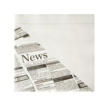 Lade das Bild in den Galerie-Viewer, Starpak 50 Snackservietten, stoffähnlich, Airlaid 1/4-Falz 32,5 cm x 30,5 cm weiss "Newsprint" | Folienbeutel (50 Stück)
